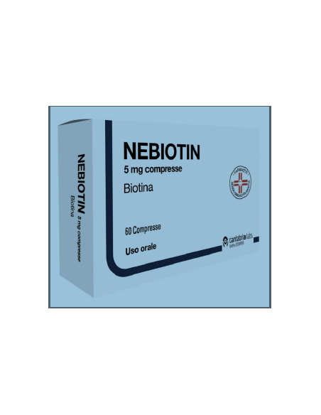 NEBIOTIN 60CPR 5MG