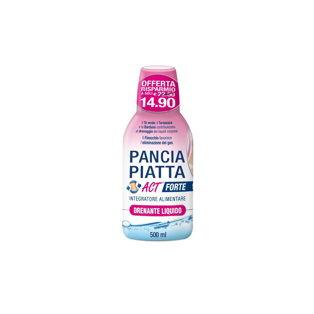 PANCIA PIATTA ACT FORTE 500ML