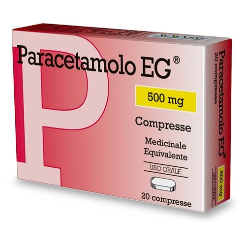 PARACETAMOLO EG 20CPR 500MG