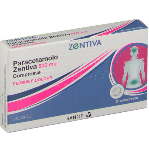 PARACETAMOL ZEN 20CPR 500MG