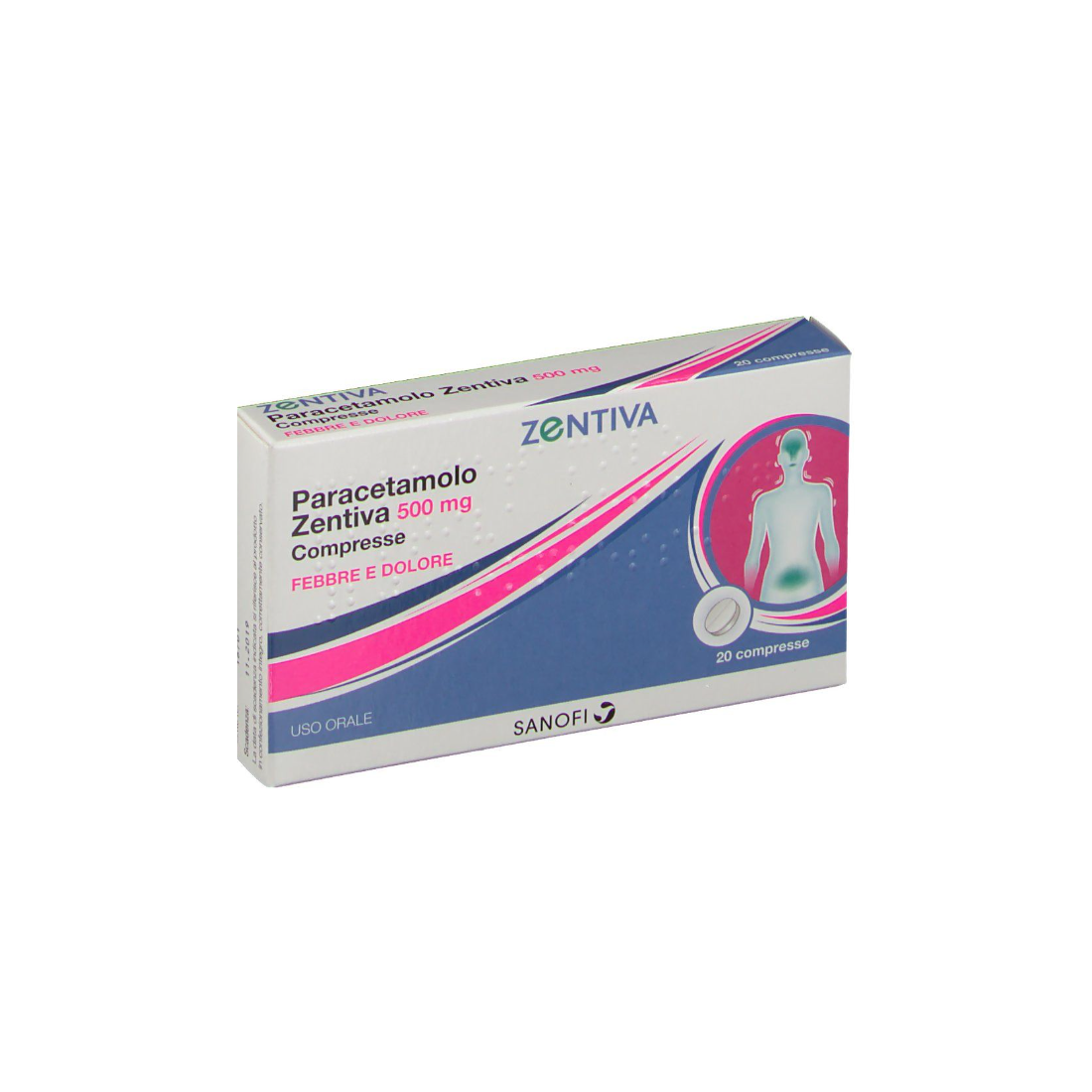 PARACETAMOL ZEN 20CPR 500MG