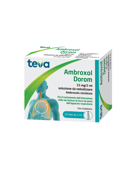 AMBROXOL DOROM NEB 10F 2ML15MG