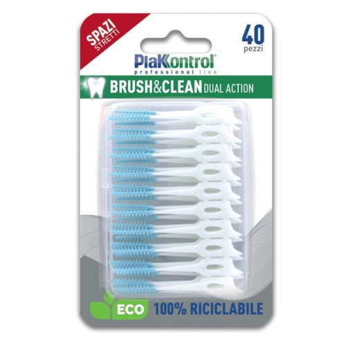 PLAKKONTROL BRUSH&CLEAN 40PZ