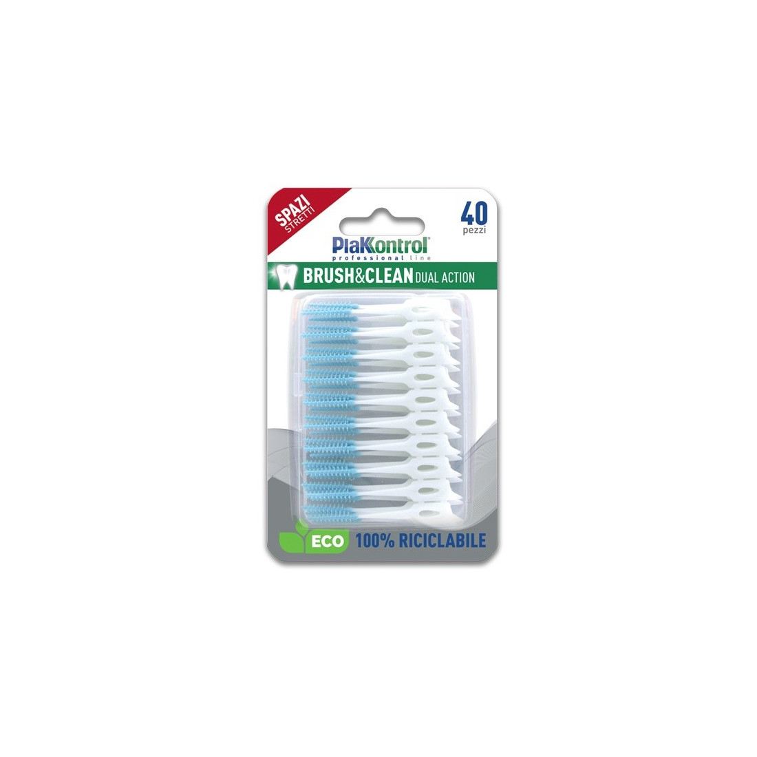PLAKKONTROL BRUSH&CLEAN 40PZ