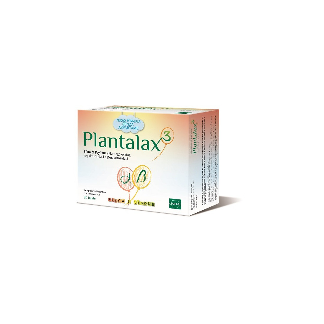 PLANTALAX 3 PESCA/LIMONE20BUST
