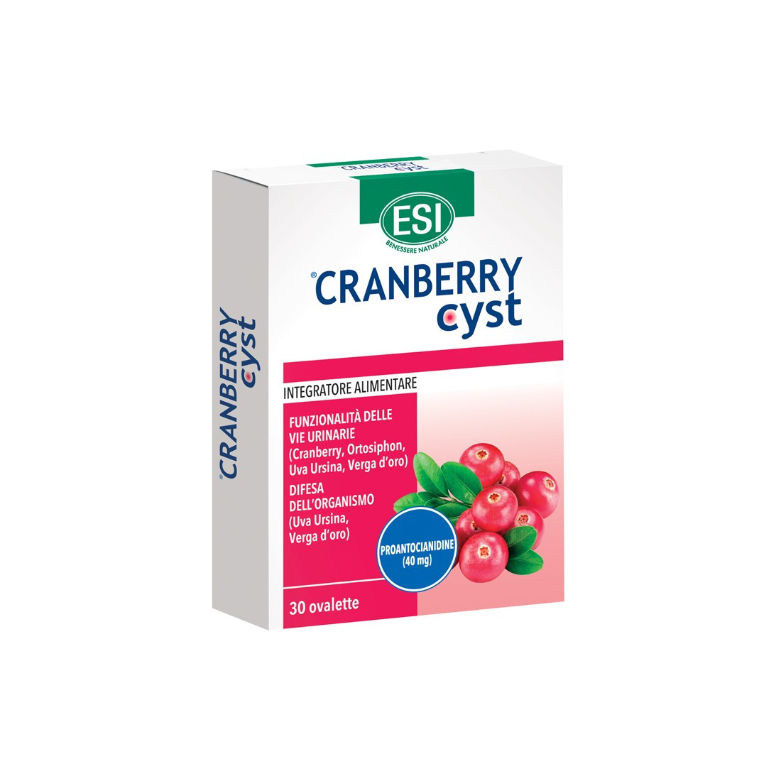 ESI CRANBERRY CYST 30 OVALETTE