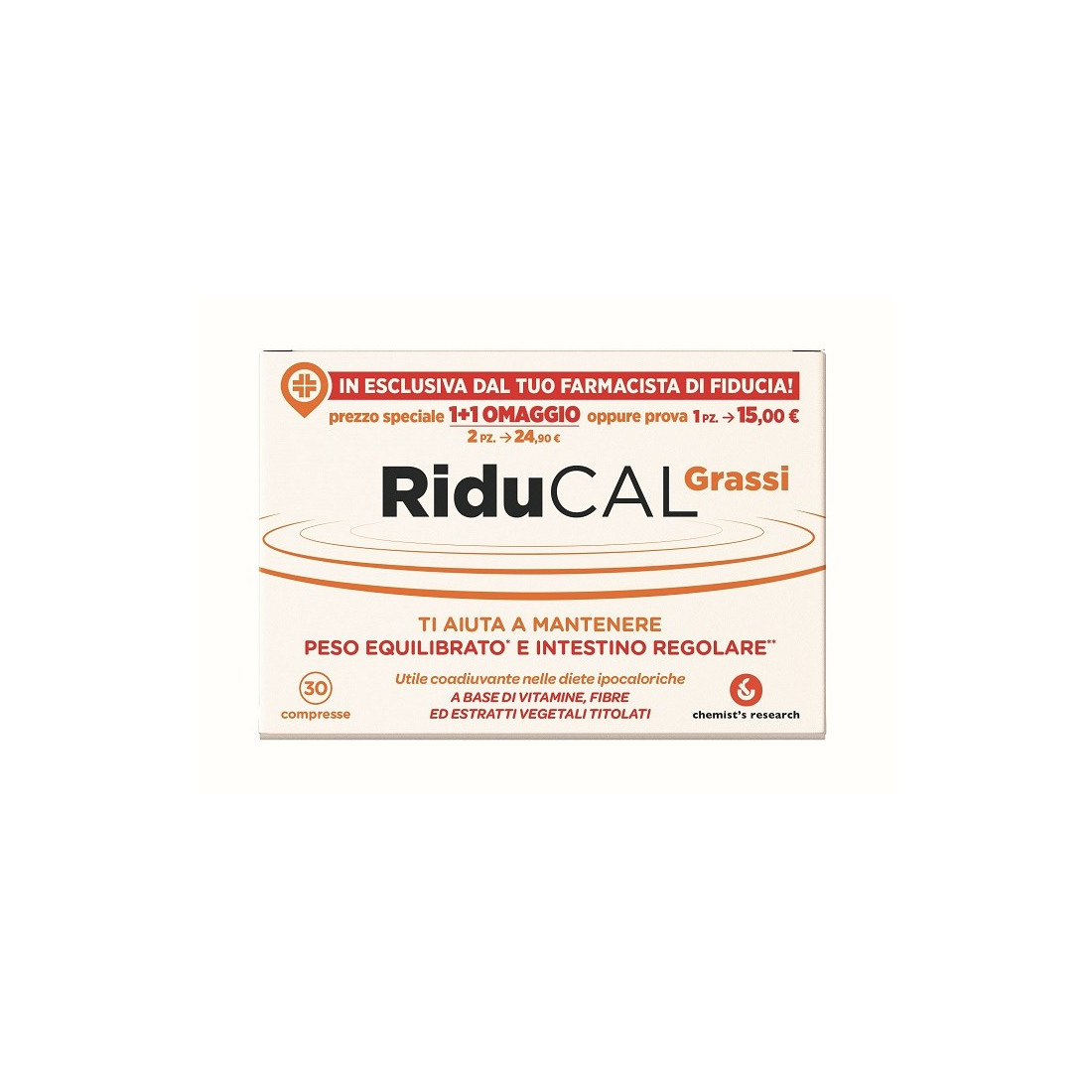 RIDUCAL FREE 30CPR