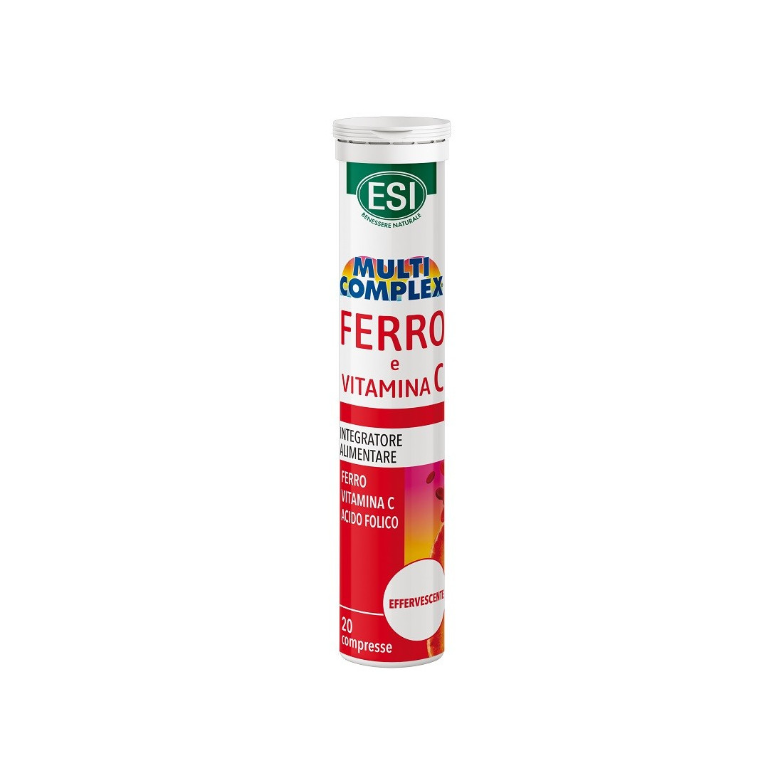 ESI FERRO VITAMINA C 20CPR EFF