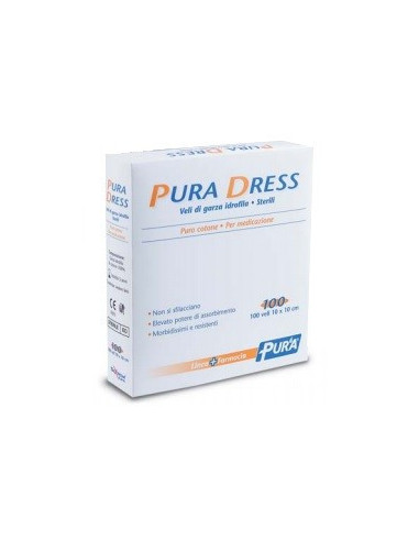 PURA DRESS GARZA 10X10CM 100PZ