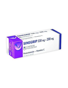 SINEGRIP 20CPR EFF 330MG+200MG
