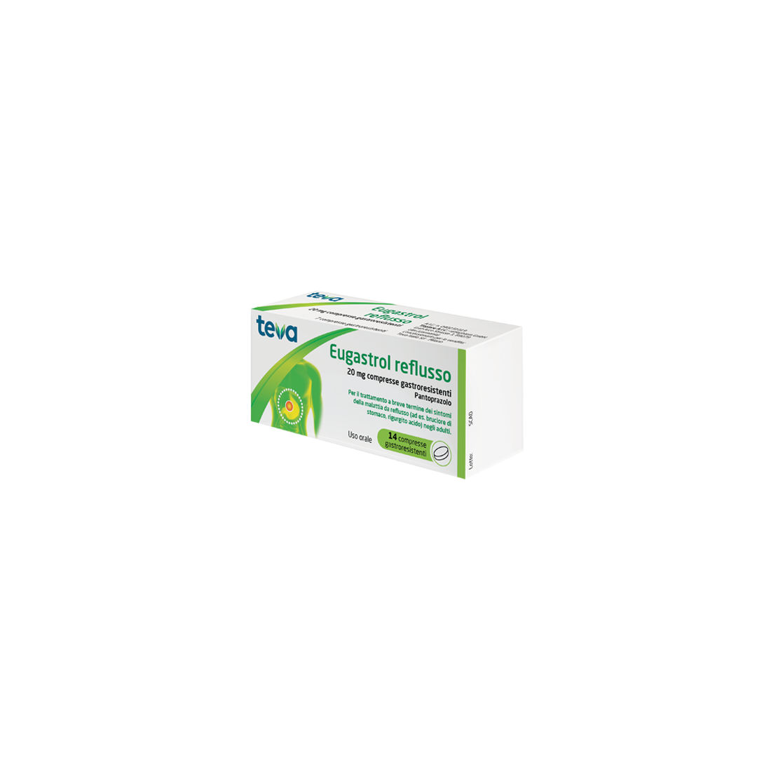 EUGASTROL REFLUSSO 14CPR 20MG