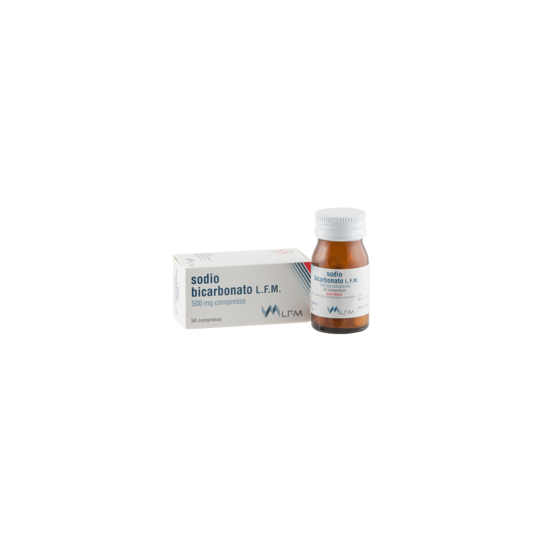 BICARB 50CPR 500MG FL