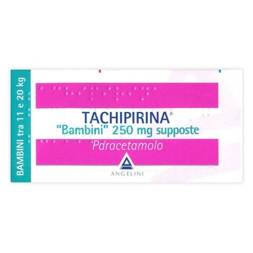 TACHIPIRINA BB 10SUPP 250MG