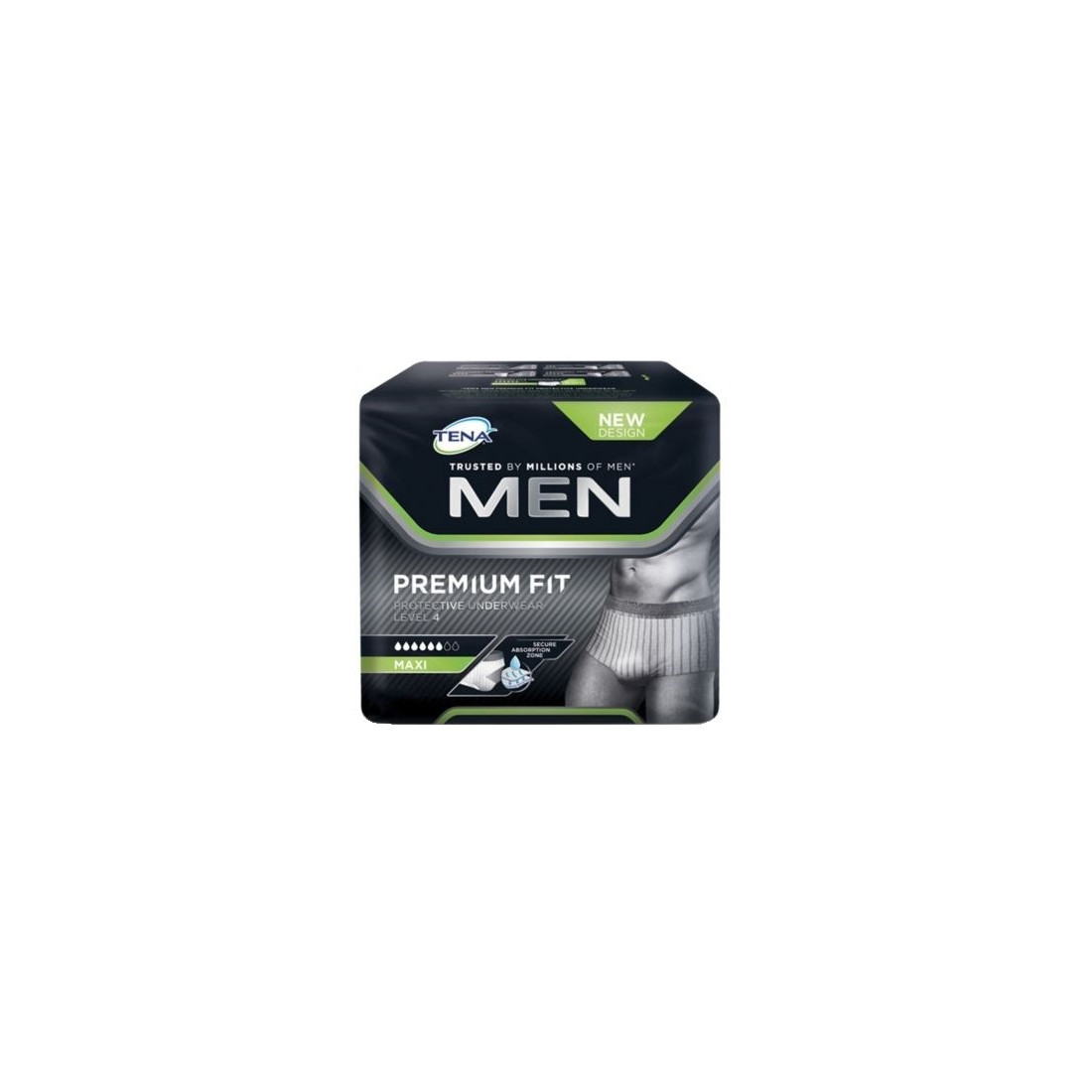 TENA MEN PREM FIT LIV 4 M 10PZ
