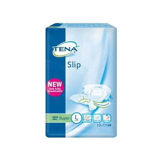 TENA SLIP SUPER PANN L 10PZ