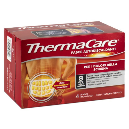 THERMACARE FASCE AUTORISCALDANTI PER I DOLORI DELLA SCHIENA 4PZ