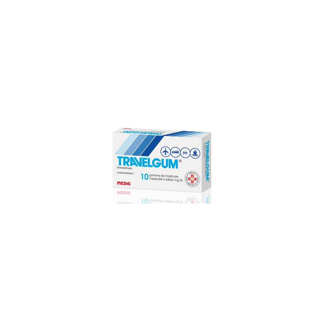 TRAVELGUM 10GOMME MAST 20MG