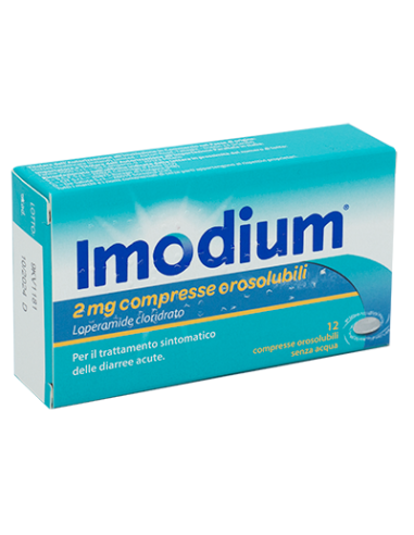 IMODIUM 12CPR OROSOL 2MG