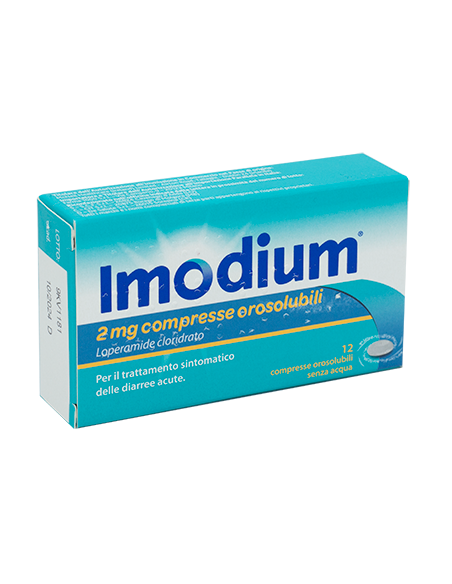 IMODIUM 12CPR OROSOL 2MG