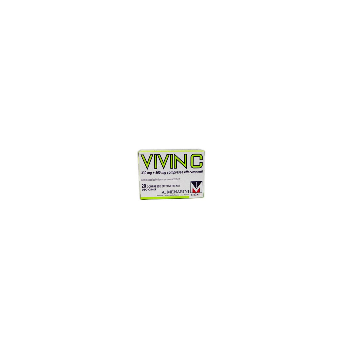 VIVIN C 20CPR EFF 330MG+200MG