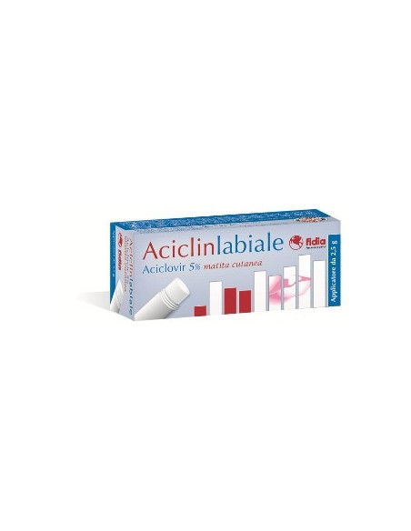 ACICLINLABIALE MATITA 2,5G 5%