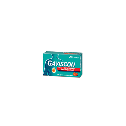 GAVISCON 24CPR FRAG250+133,5MG