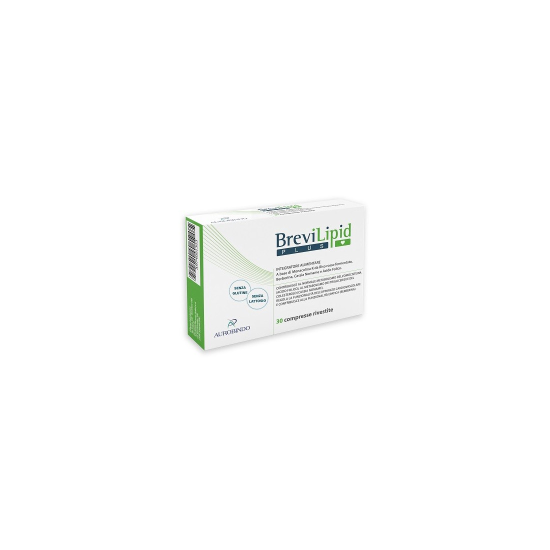 BREVILIPID PLUS 30 CPR INTEGRATORE PER IL COLESTEROLO