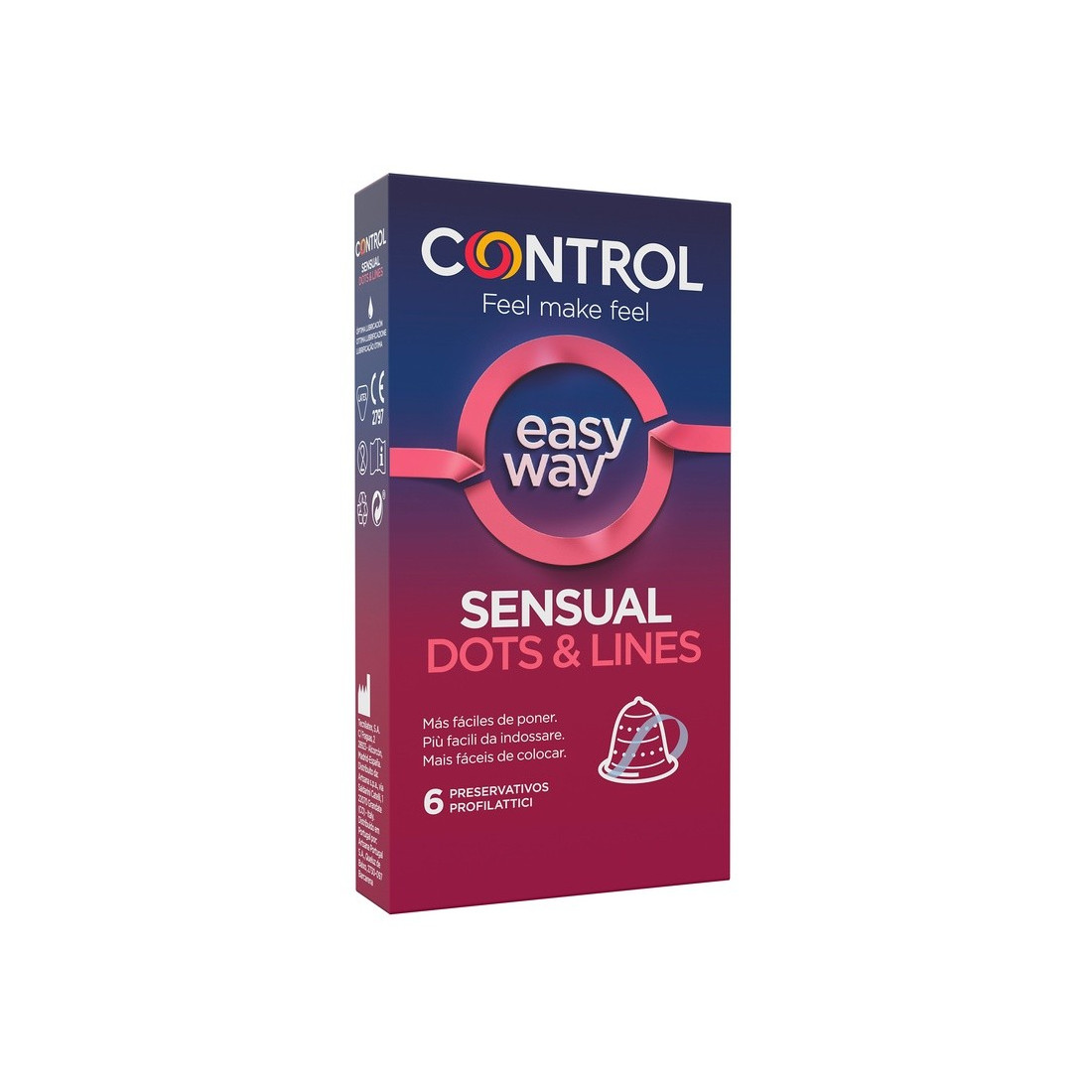CONTROL SENSUAL DOTS&L EW 6PZ