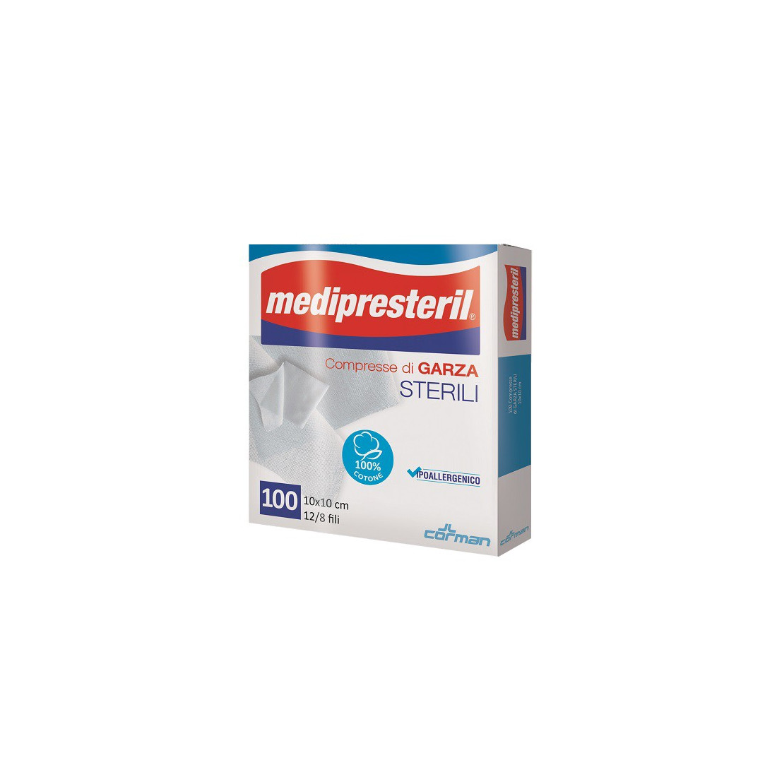MEDIPRESTERIL 12/8 10X10