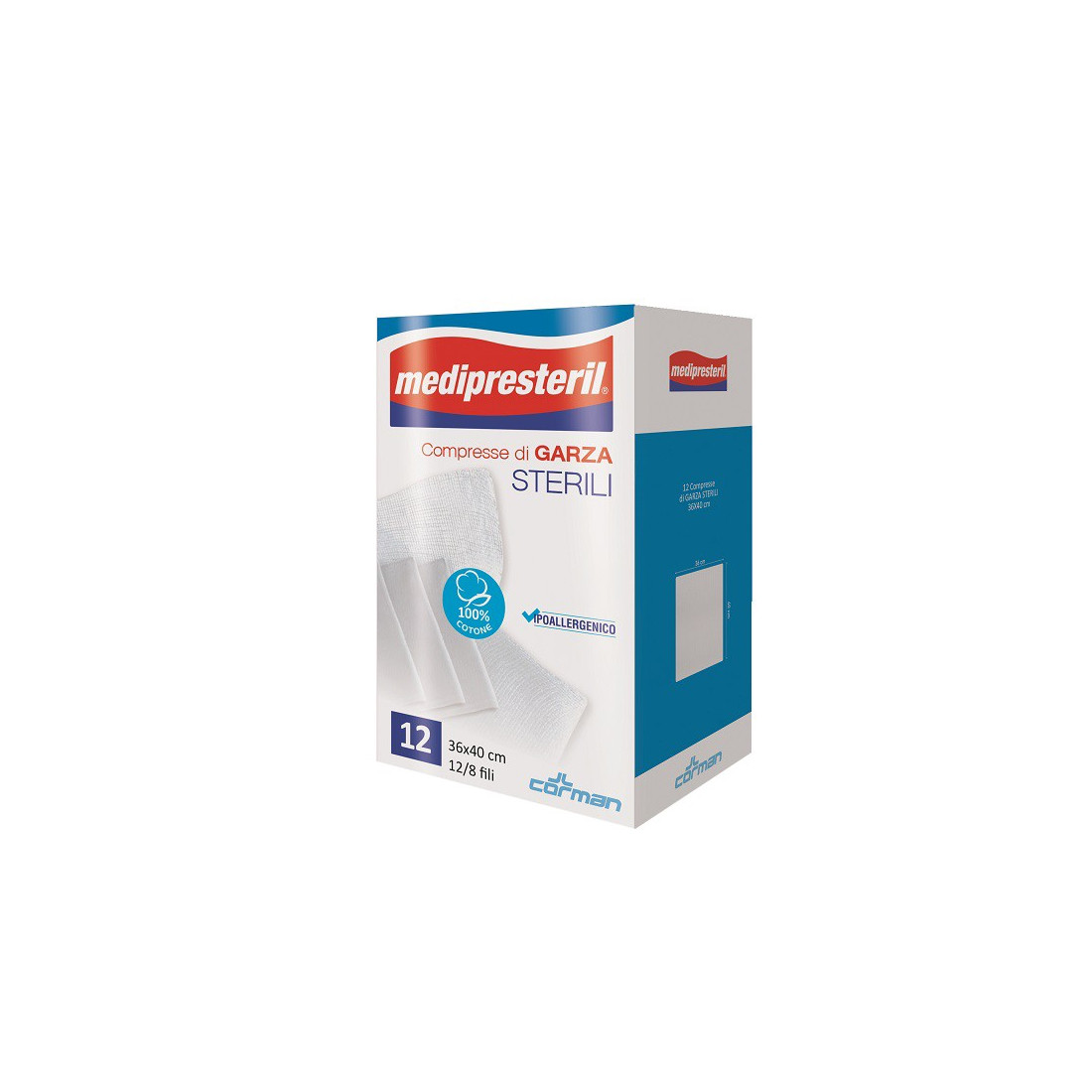 MEDIPRESTERIL 12/8 36X40