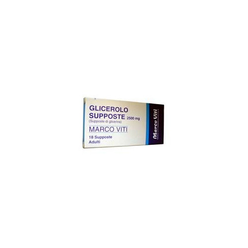 GLICEROLO MV AD 18SUPP 2250MG
