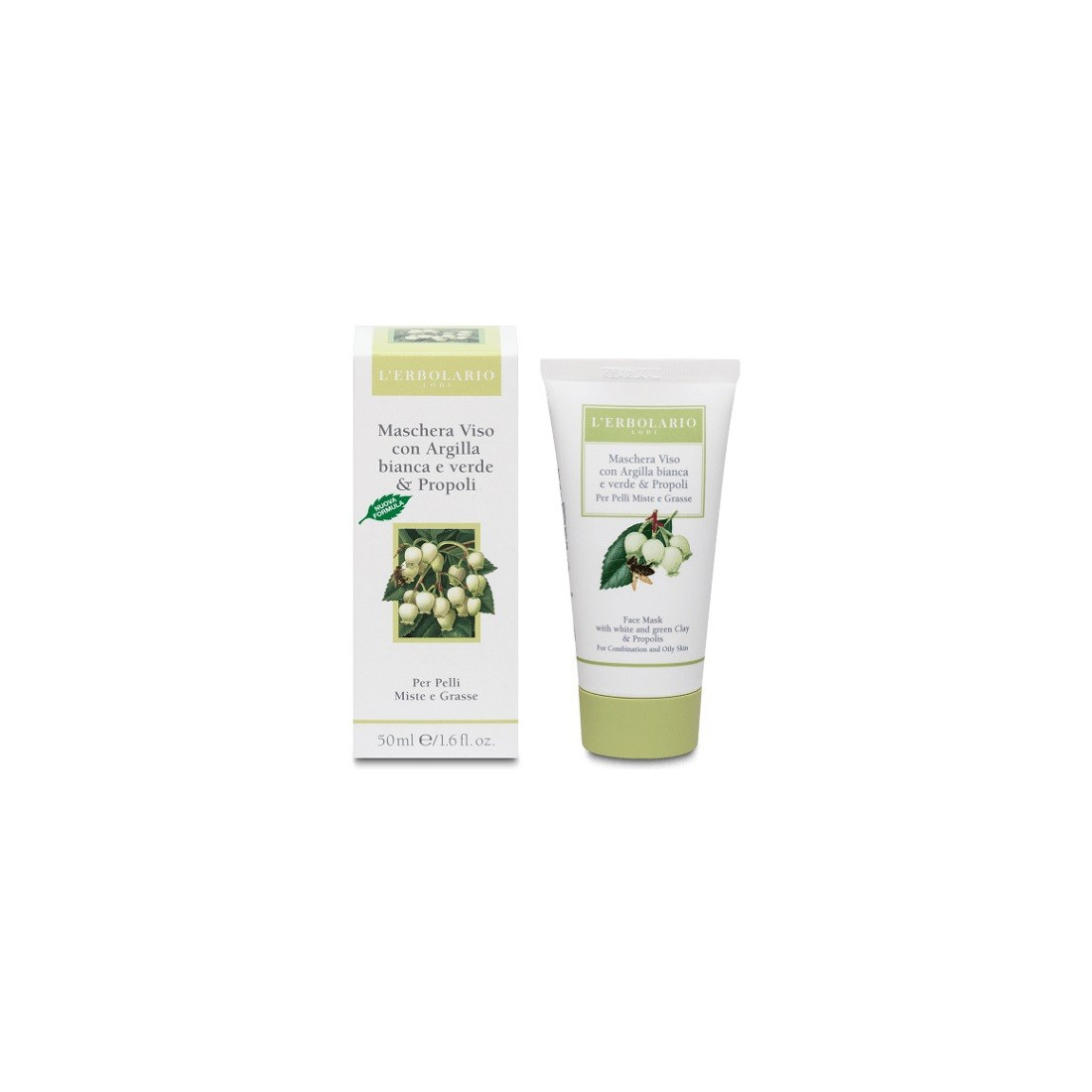 MASCHERA VISO ARGILLA/PROPOLI