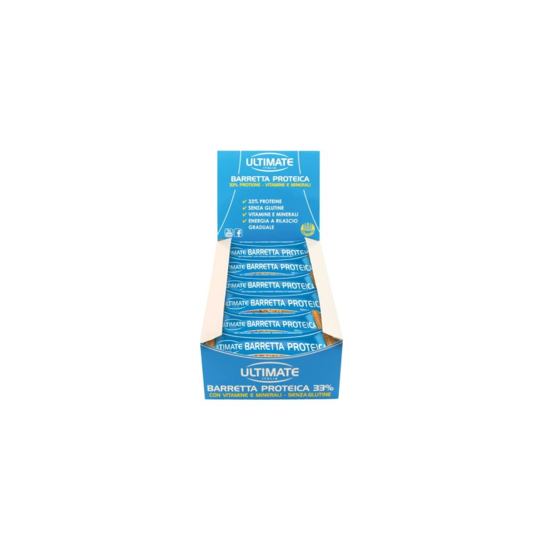 ULTIMATE BARRETTE PROTEICHE CARAMELLO - MIGLIOR PREZZO - FARMACONVENIENZA