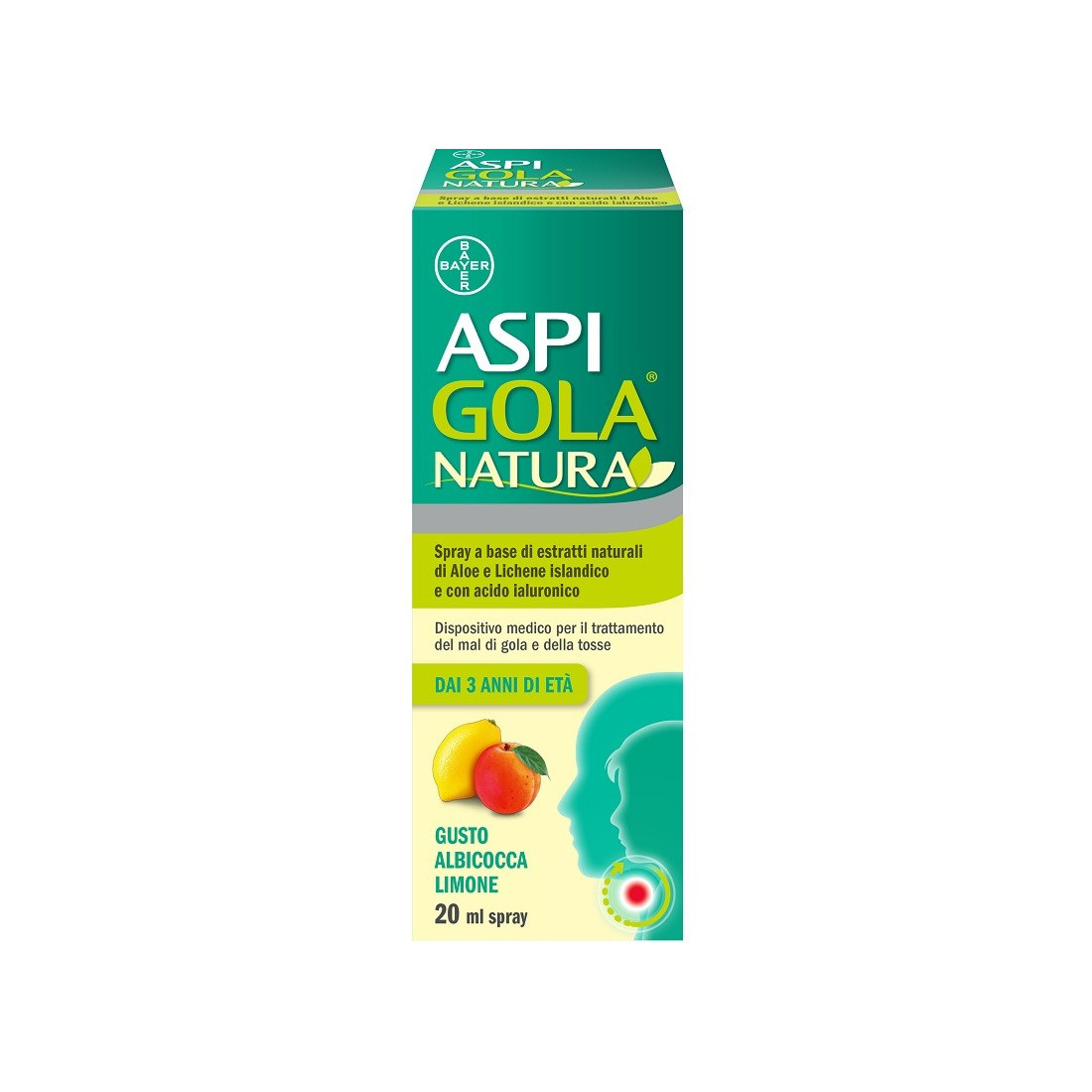 ASPI GOLA NATURE SPRAY ALB/LIM