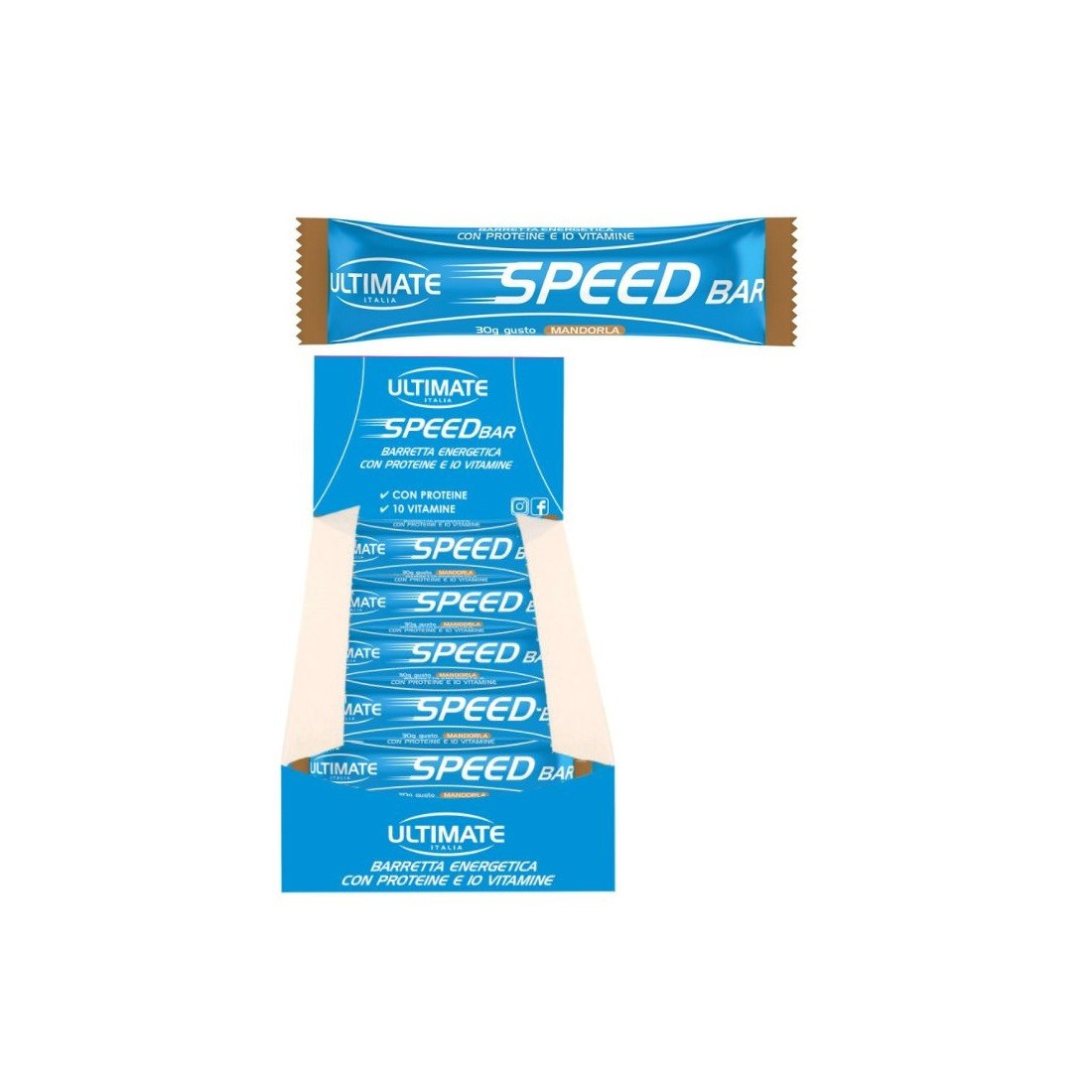 ULTIMATE SPEEDBAR MANDORLA - MIGLIOR PREZZO - FARMACONVENIENZA