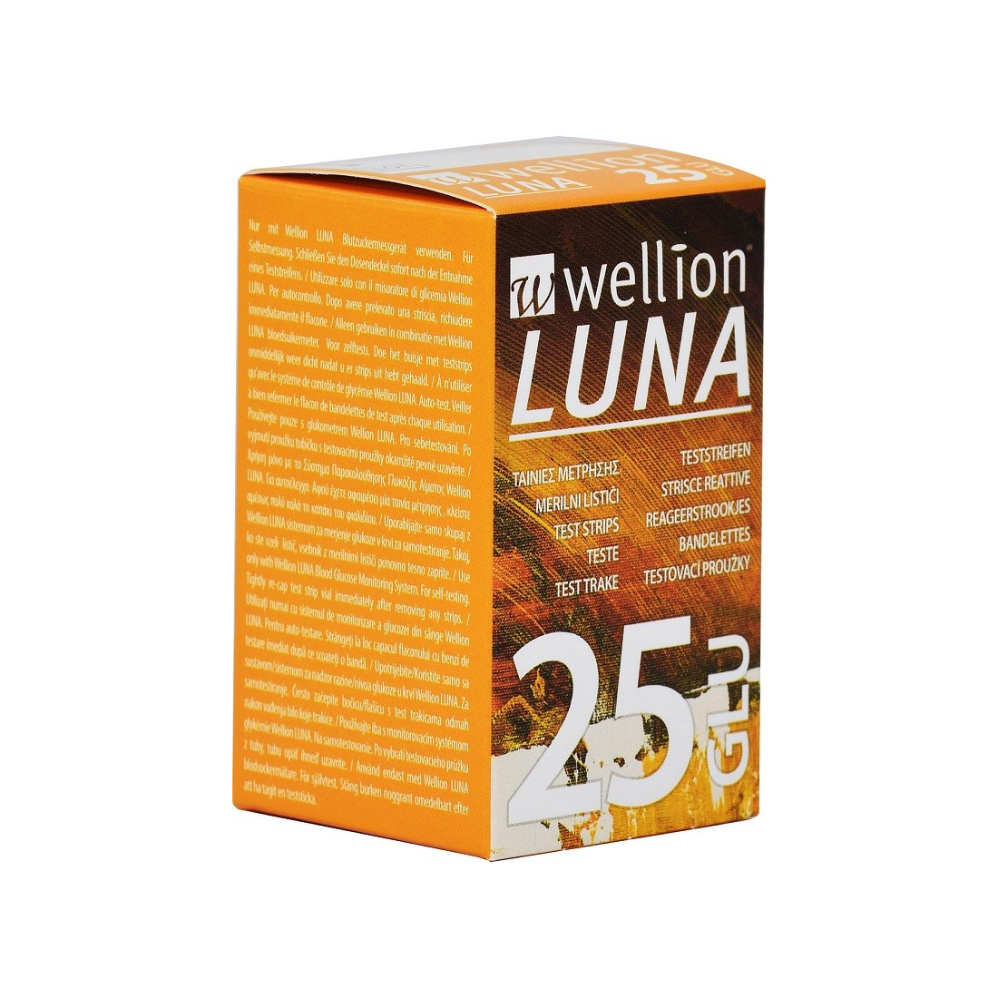 WELLION LUNA 25 STRIPS