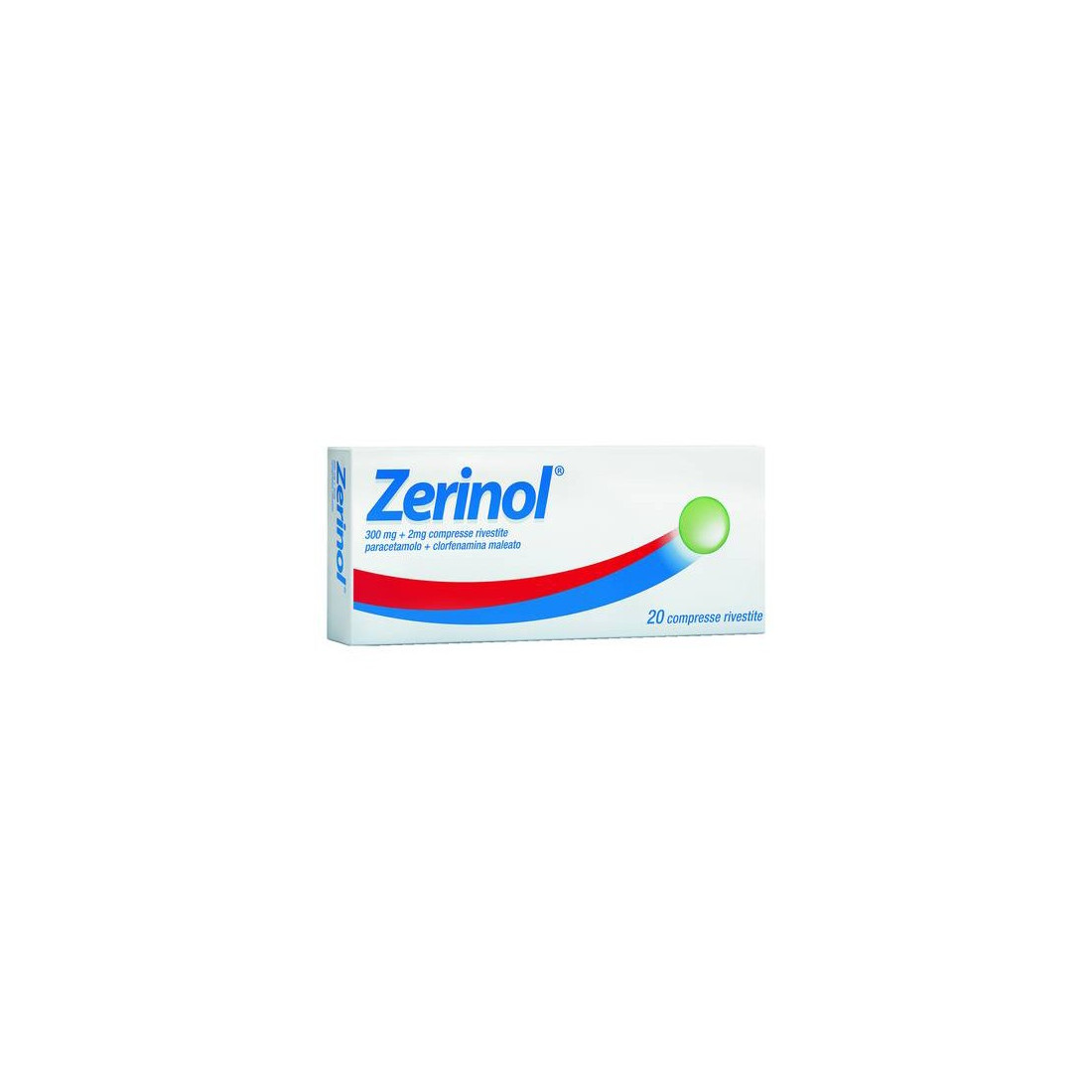 ZERINOL 20CPR RIV 300MG+2MG