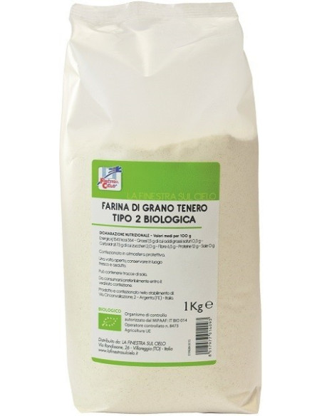 FARINA GRANO T TIPO 2 BIO 1KG