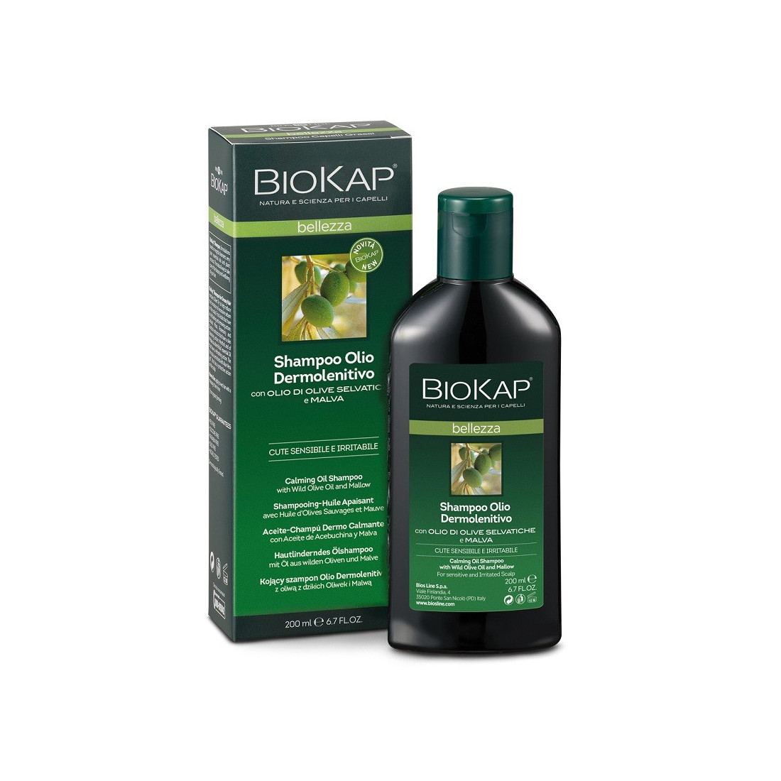 BIOKAP SH OLIO DERMOLENITIVO