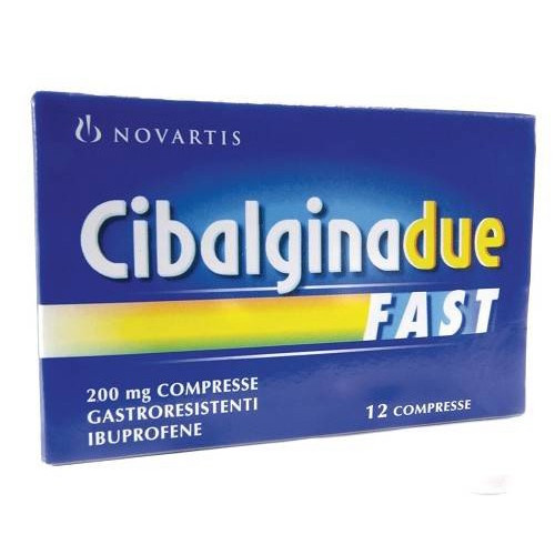 CIBALGINA TWO FAST 12CPR 200MG