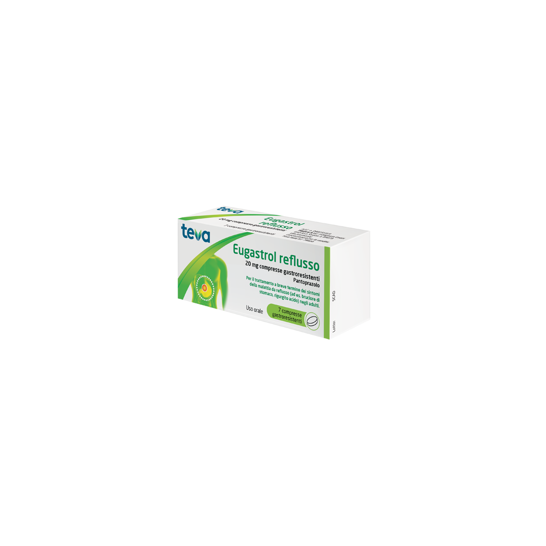 EUGASTROL REFLUSSO 7CPR 20MG