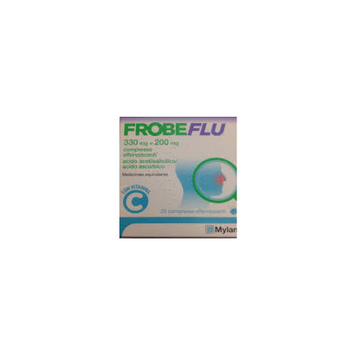 FROBEFLU 20CPR EFF 330MG+200MG