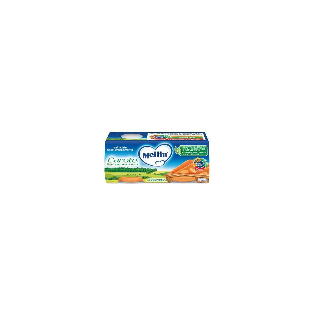 MELLIN OMOG CAROTE 2X80G