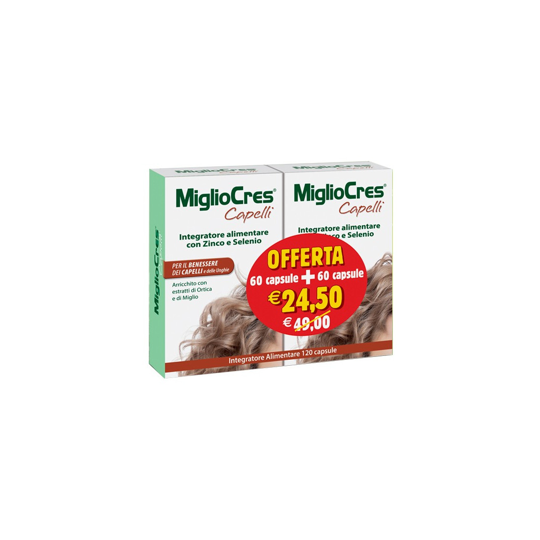MIGLIOCRES 60+60CPS PROMOMO