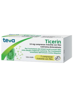 TICERIN 7CPR RIV 10MG