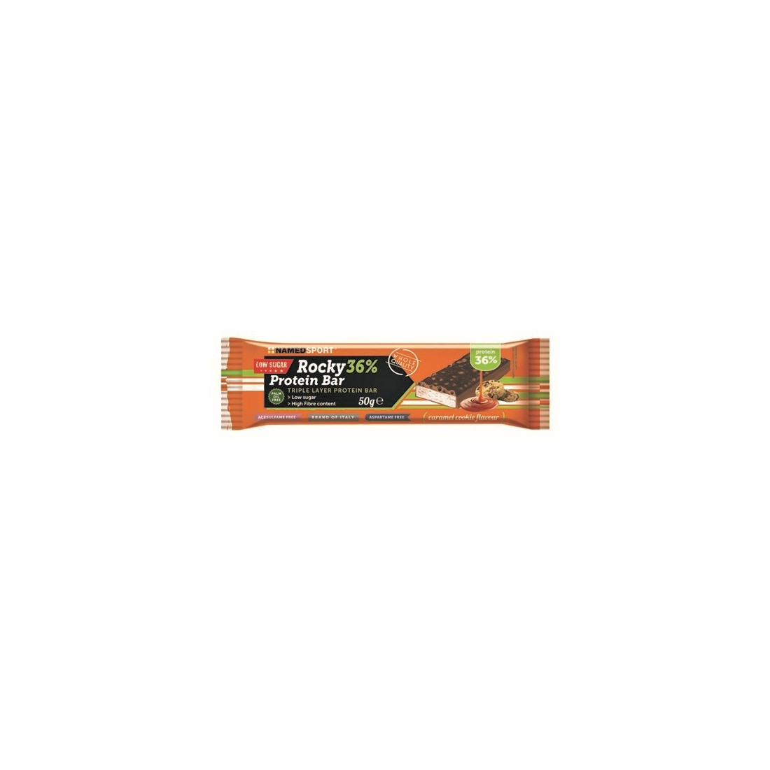 ROCKY 36% PROT CARAMEL 50G