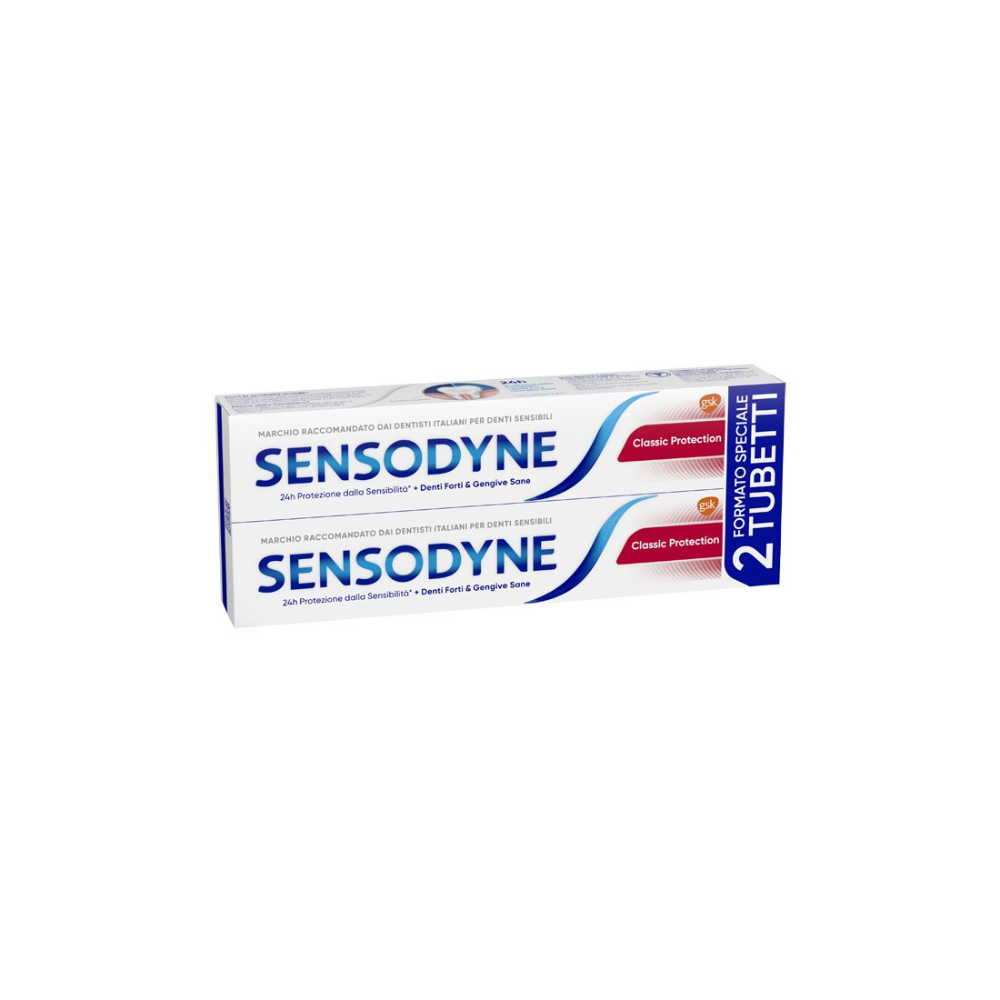 SENSODYNE CLASSIC PROT 2X75ML