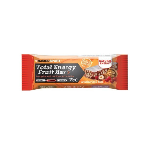 NAMED BARRETTA TOTAL ENERGY FRUIT BAR GUSTO NOCI E MIRTILLI 35G