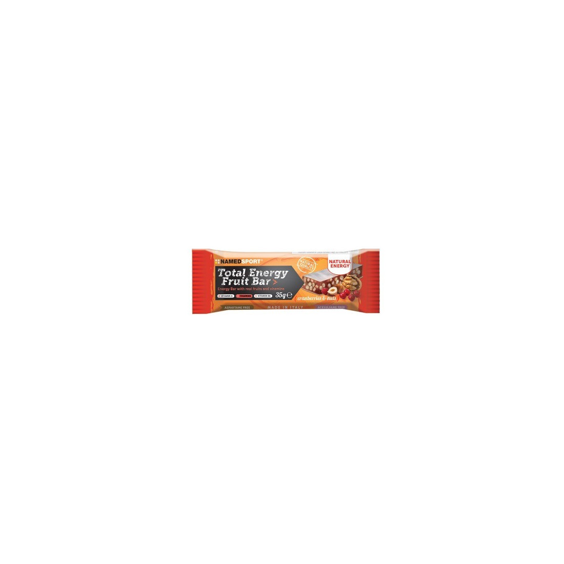 NAMED BARRETTA TOTAL ENERGY FRUIT BAR GUSTO NOCI E MIRTILLI 35G