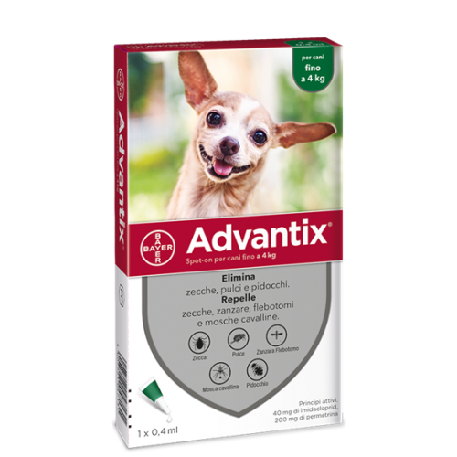 ADVANTIX SPOT ON 1PIP 0-4KG